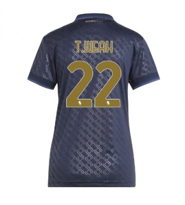 Juventus Timothy Weah #22 Tercera Equipación Mujer 2024-25 Manga Corta